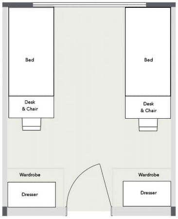 Anacapa Santa Cruz Santa Rosa double room setup