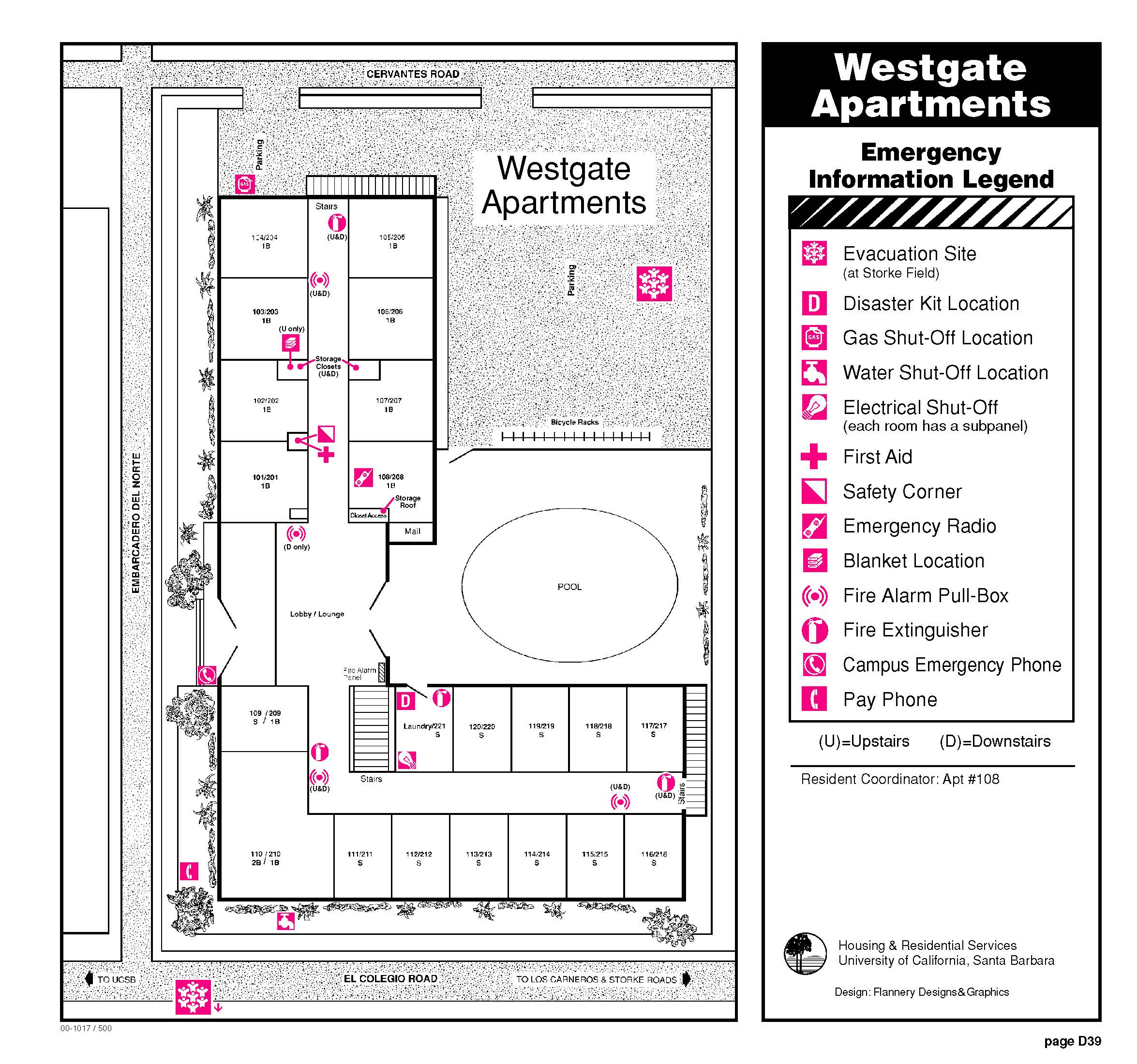 Westgate Apartments building layout