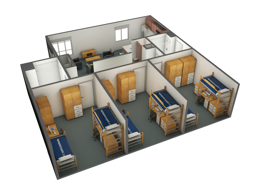 view of an SJV three-bedroom option A in Elsinore & Malibu Courts