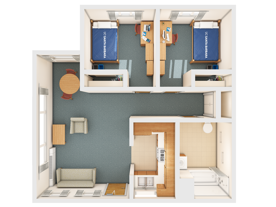 view of a San Clemente two-bedroom