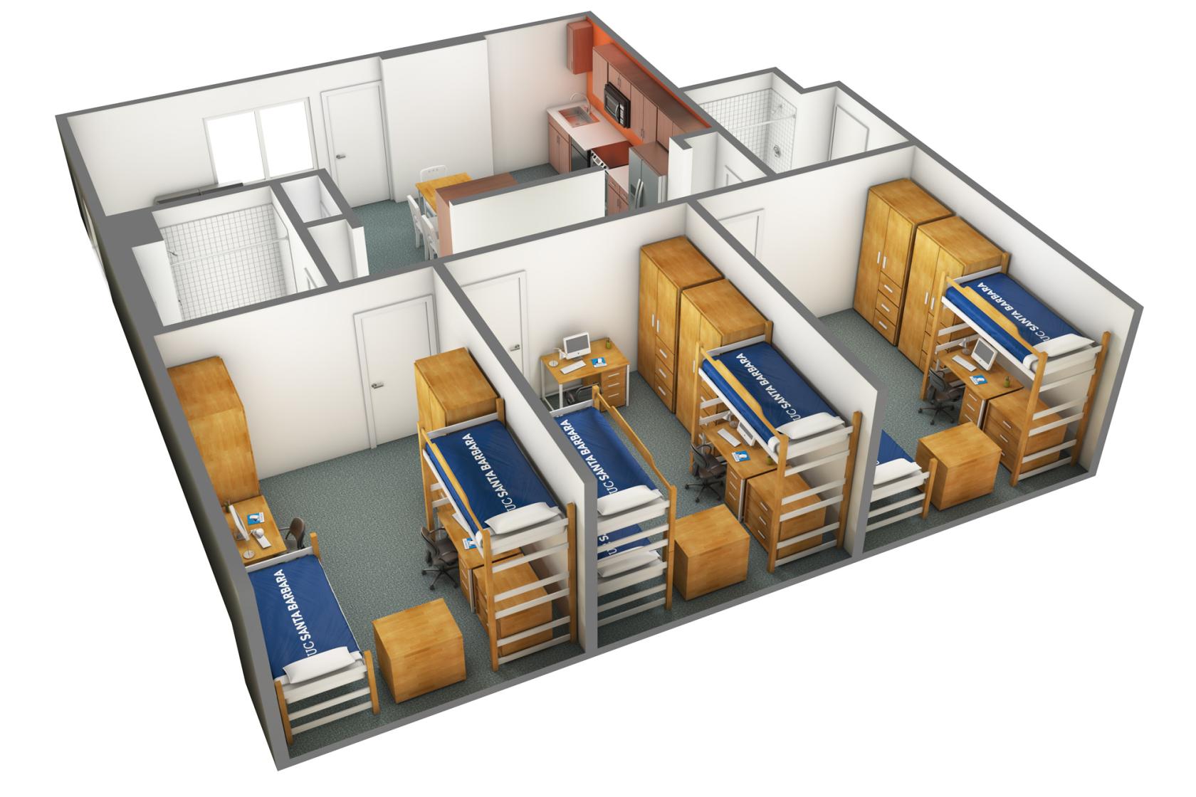 view of an SJV three-bedroom Triple in Calaveras Court