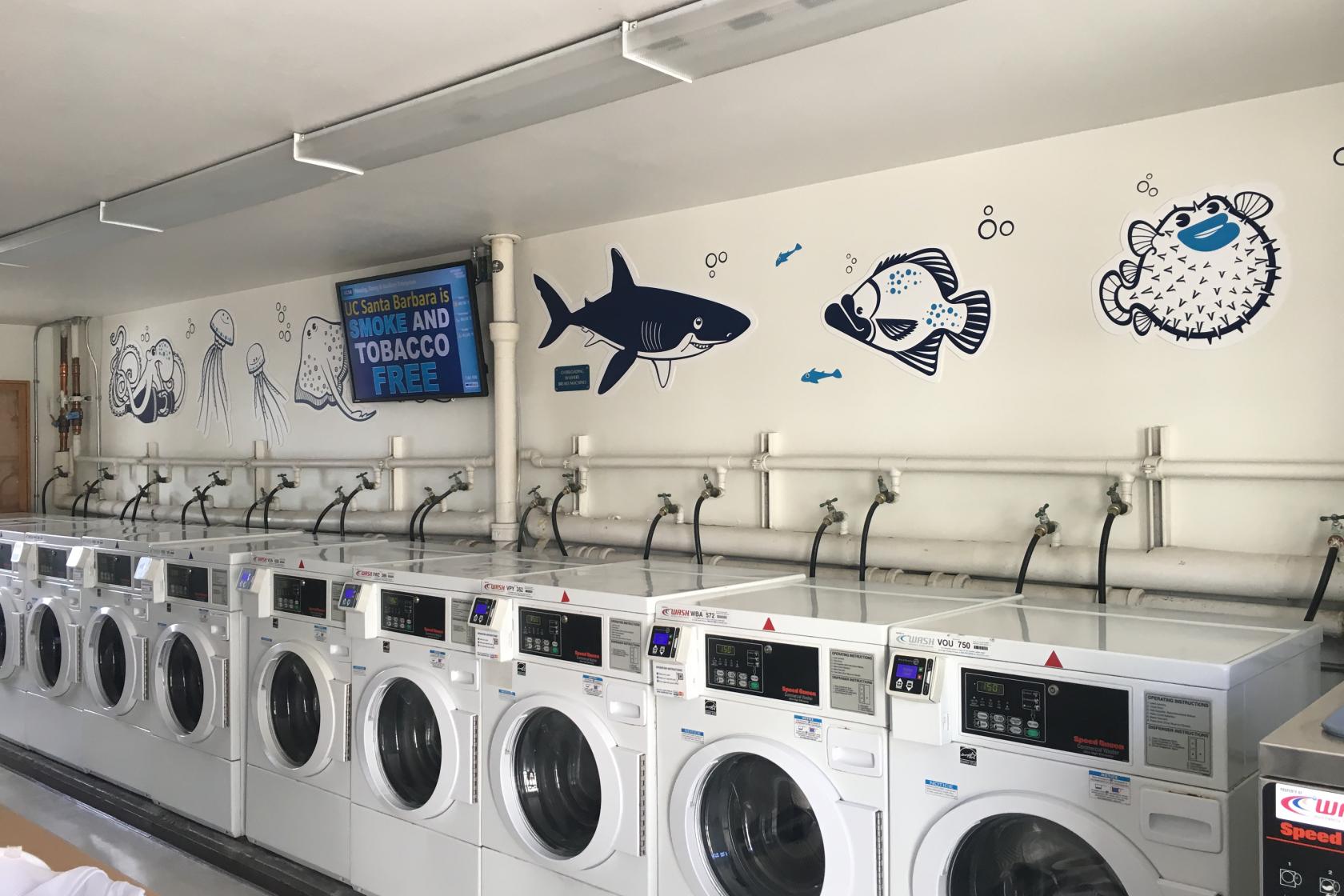 Storke Family Student Housing Laundry Room