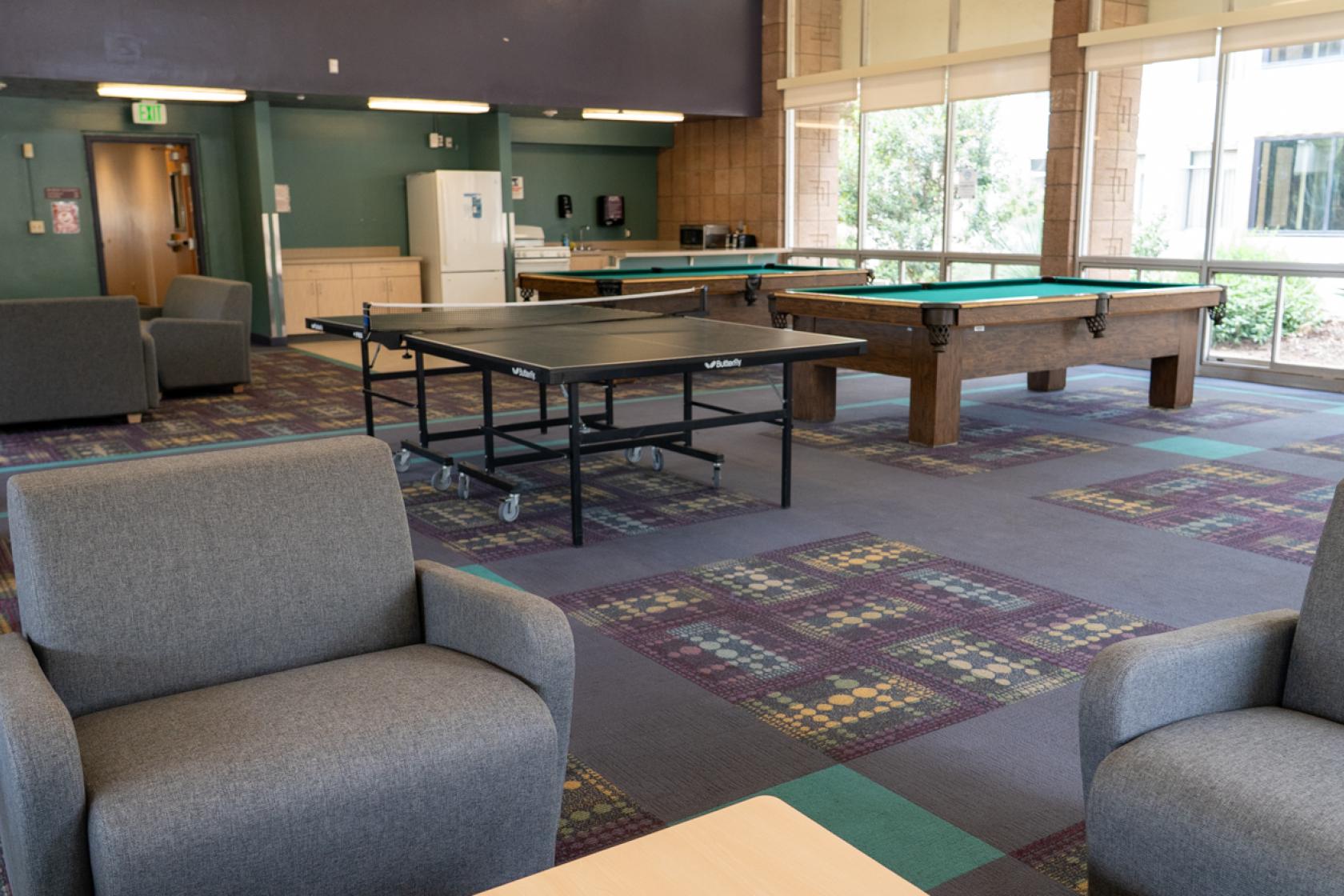 San Miguel Hall recreation room