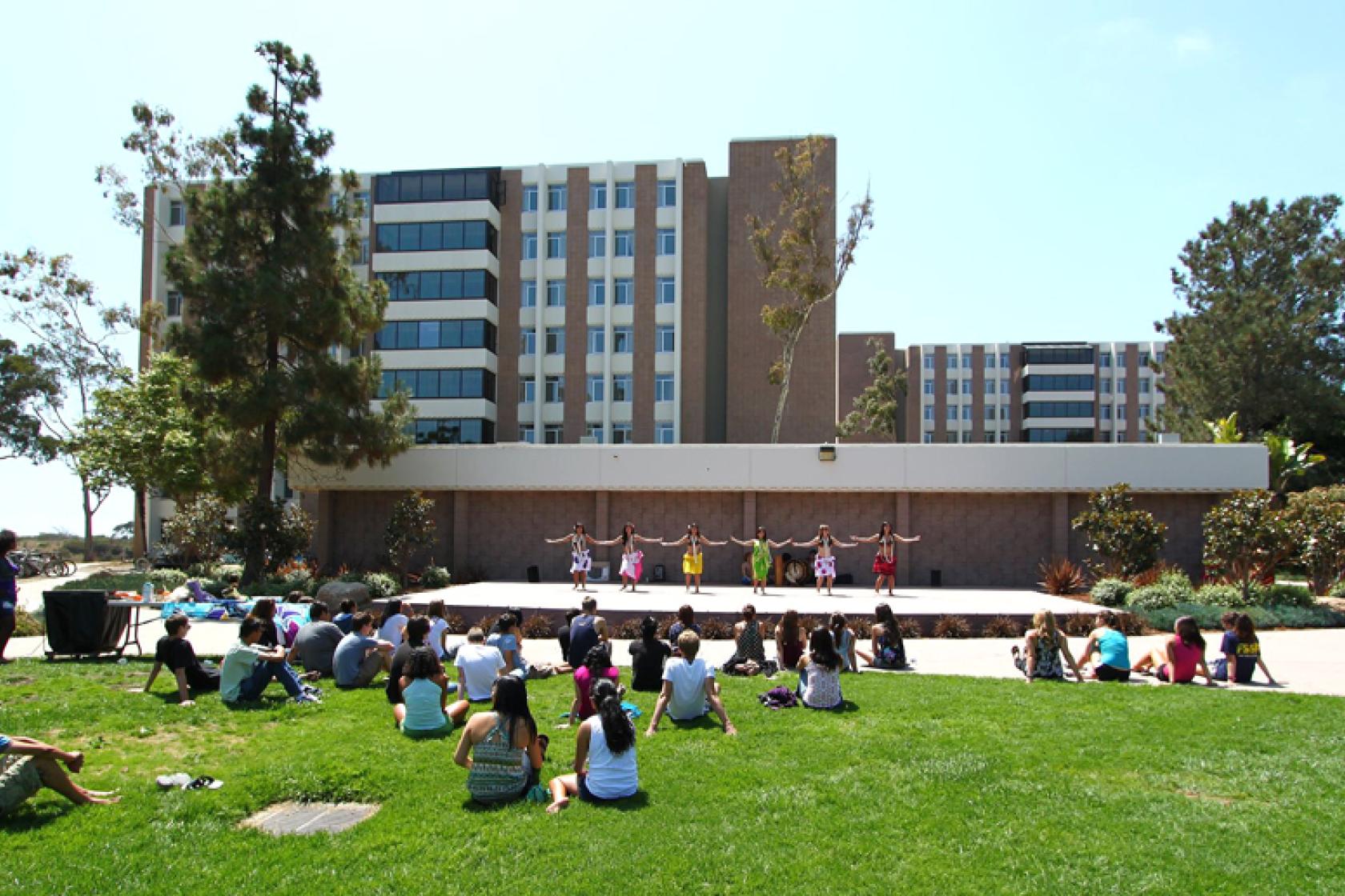 exterior of San Miguel residence hall