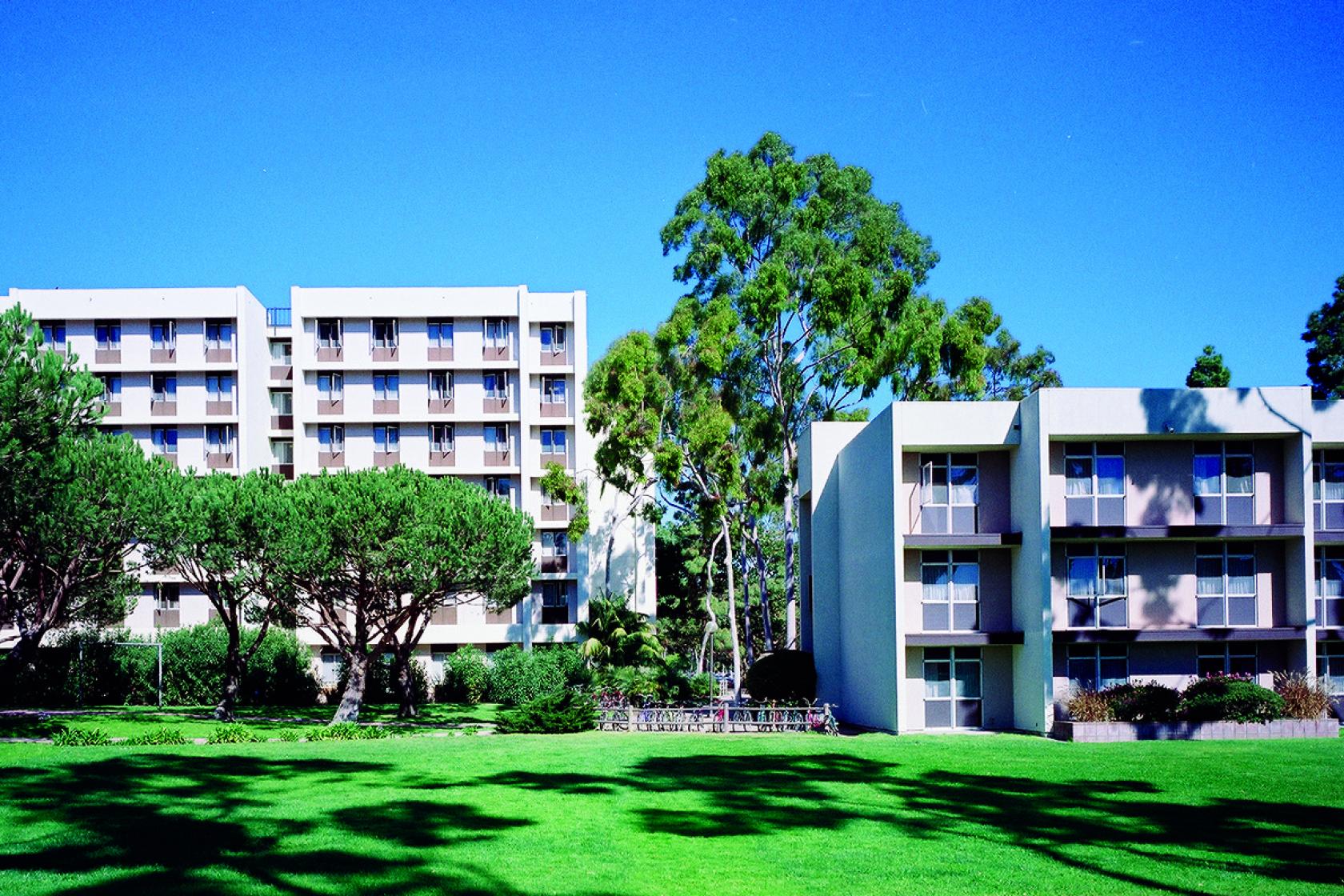 exterior of San Rafael residence hall