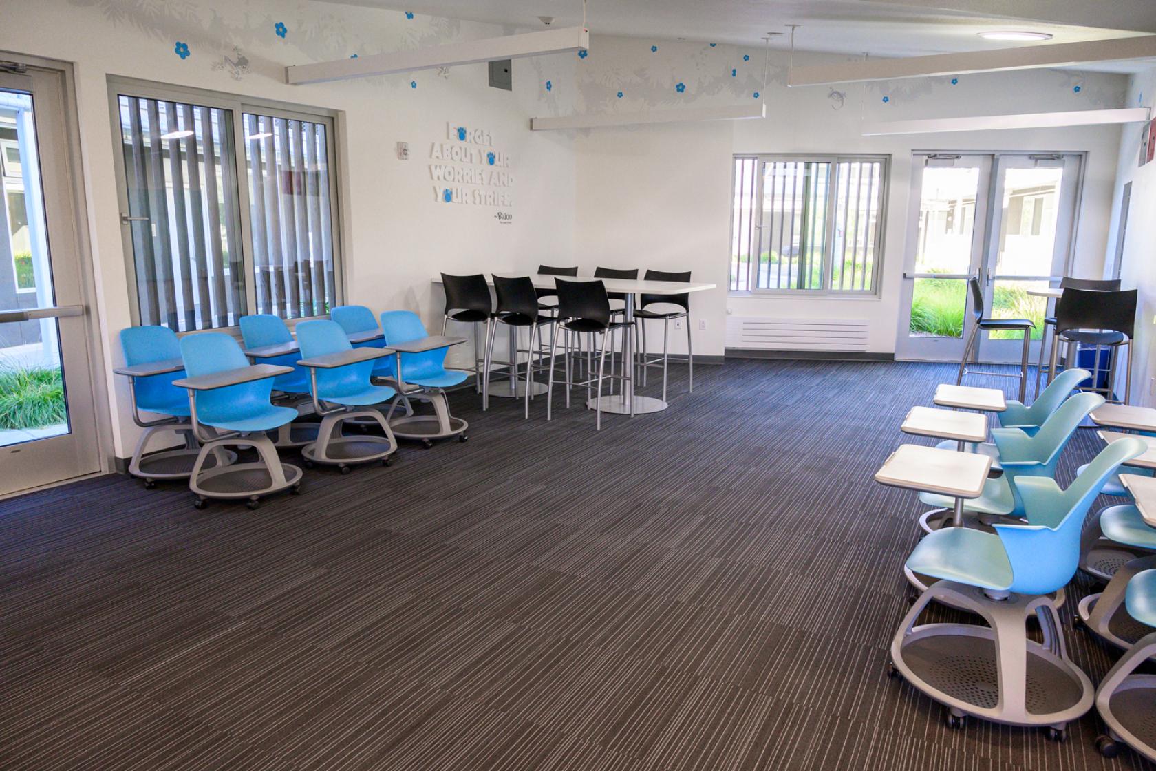 study room at San Joaquin Villages