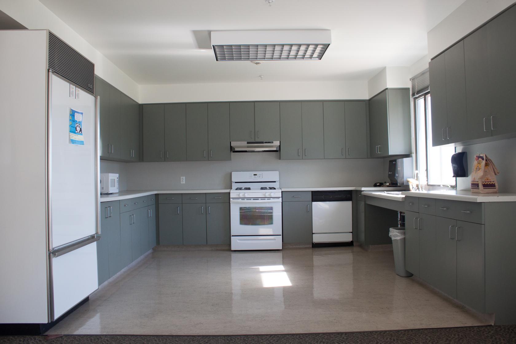 kitchen inside Manzanita Village