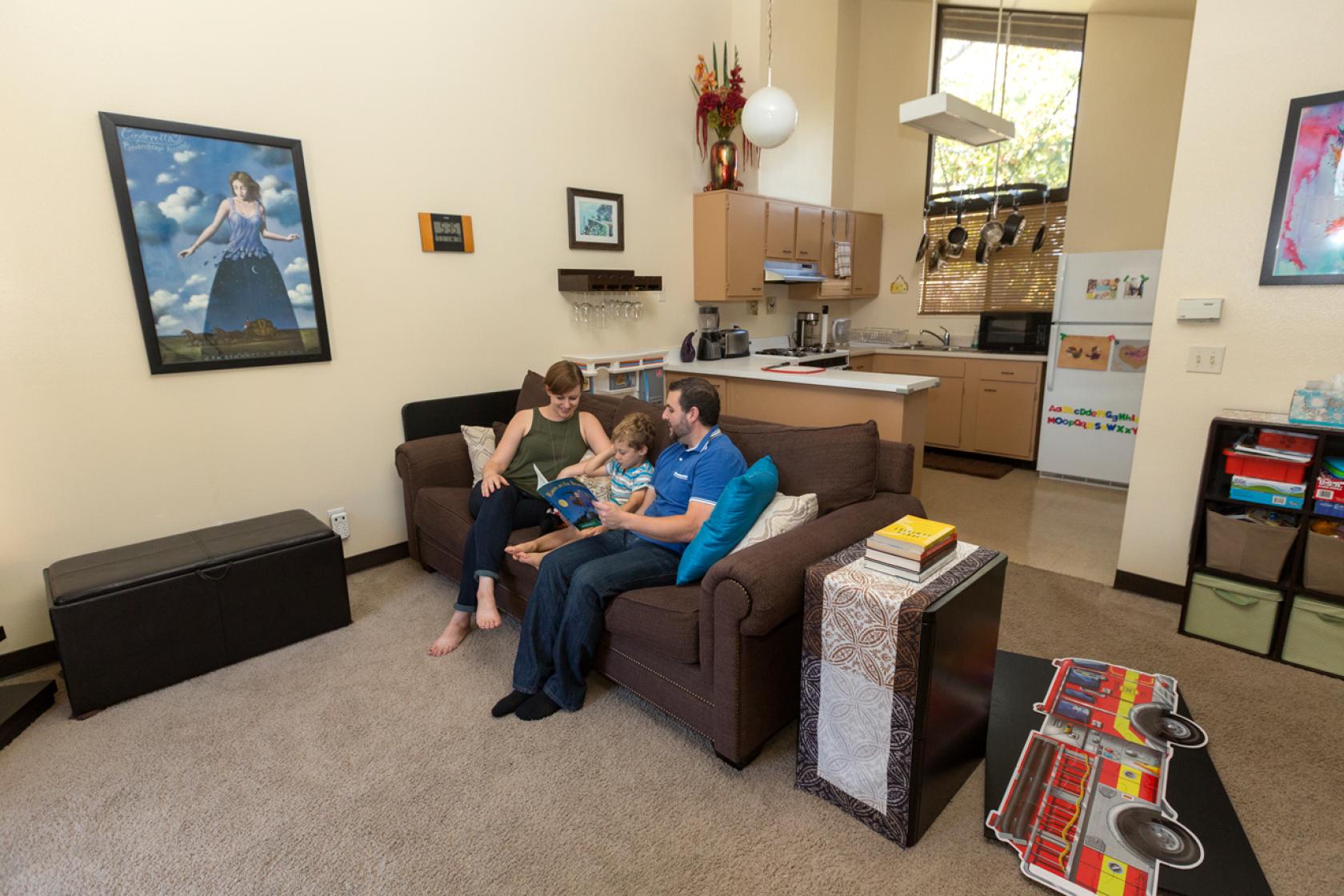 inside a Storke Family Student Housing