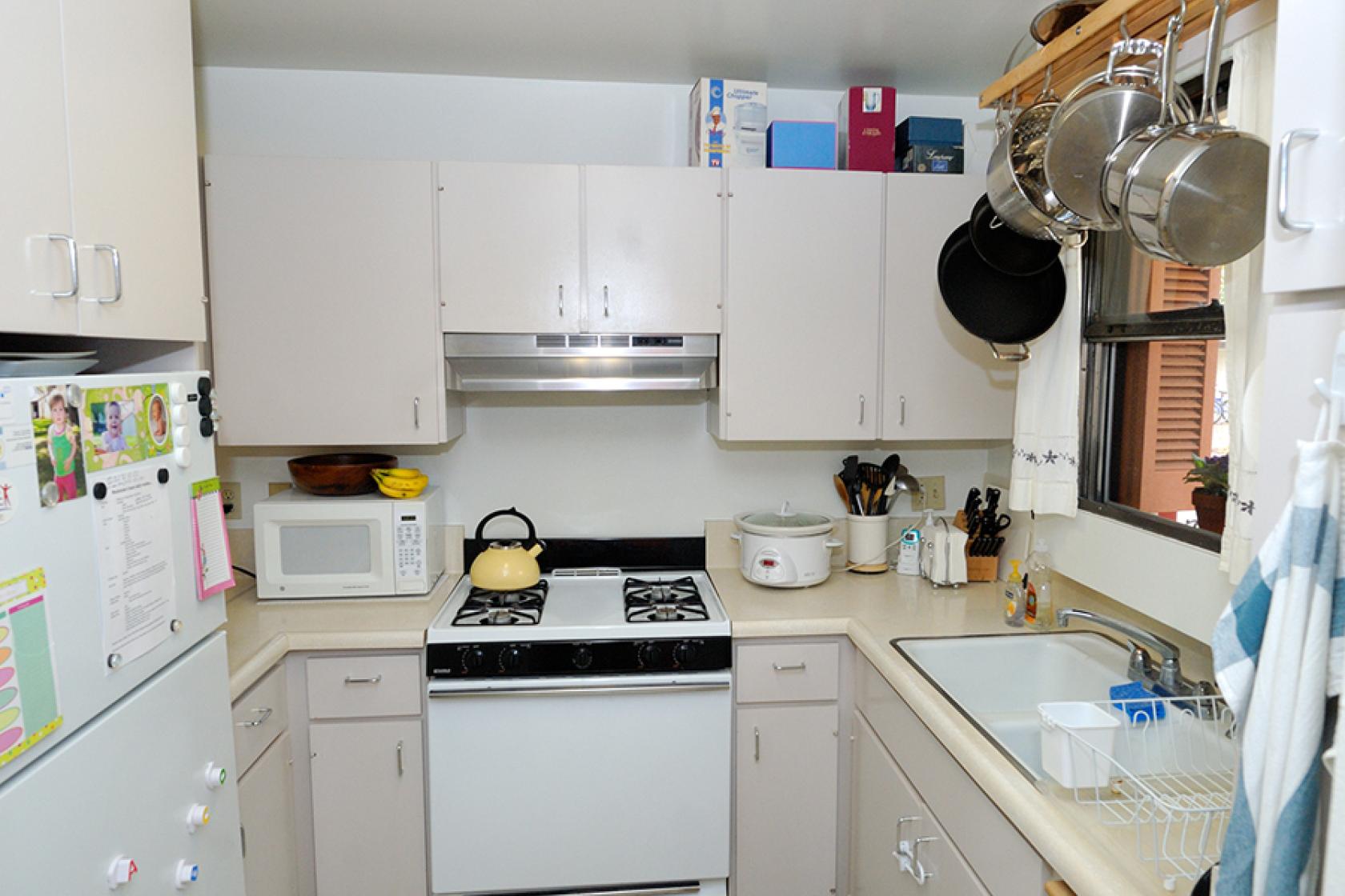 kitchen inside Storke Family Student Housing