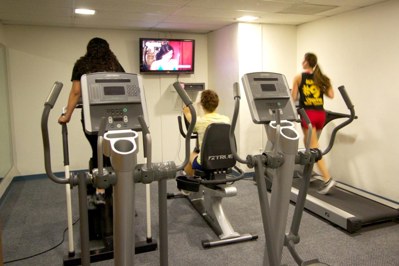 fitness room inside Santa Rosa