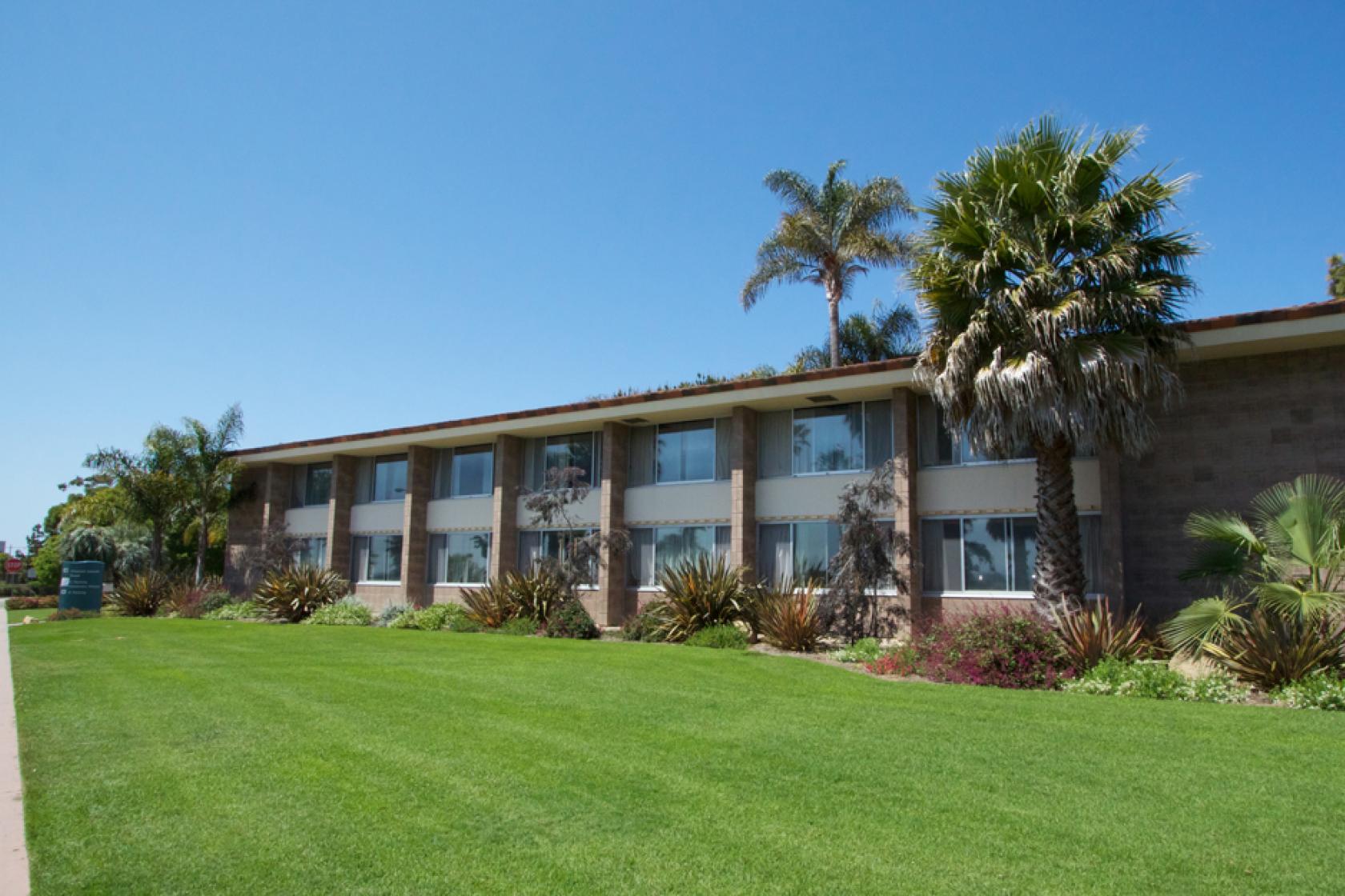 exterior of Santa Cruz residence hall