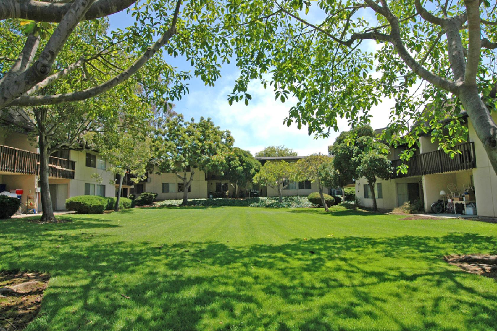 lawn area at West Campus FSH