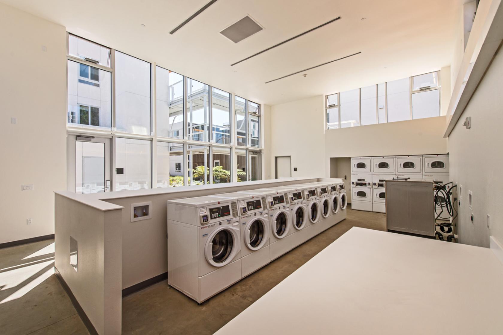 laundry room at San Joaquin Villages