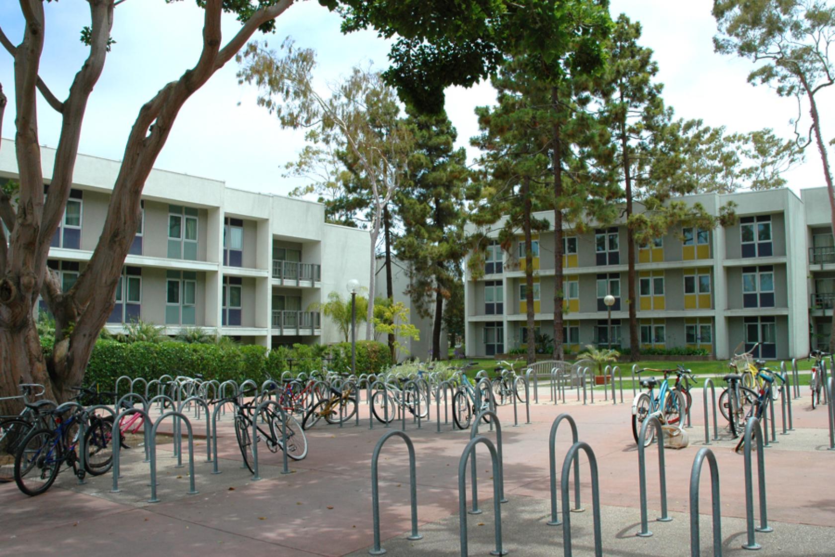 bike racks at San Rafel