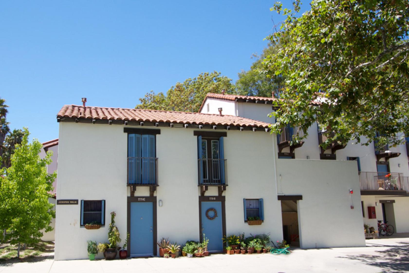 exterior of Storke Family Student Housing