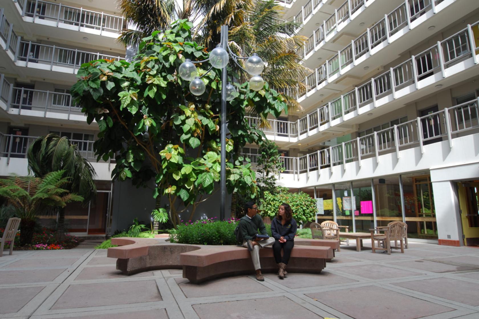 courtyard at San Rafael