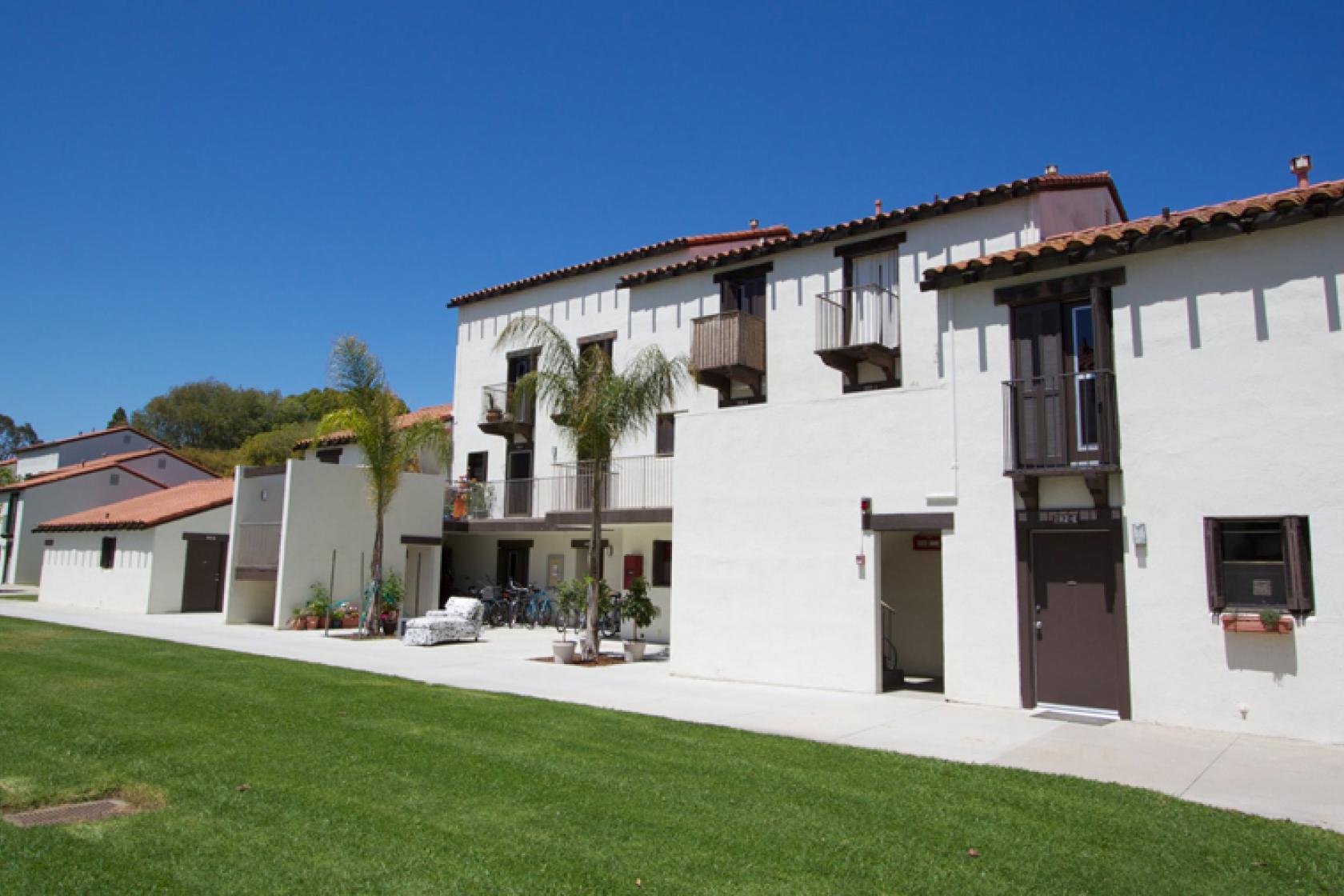 exterior of Storke Family Student Housing