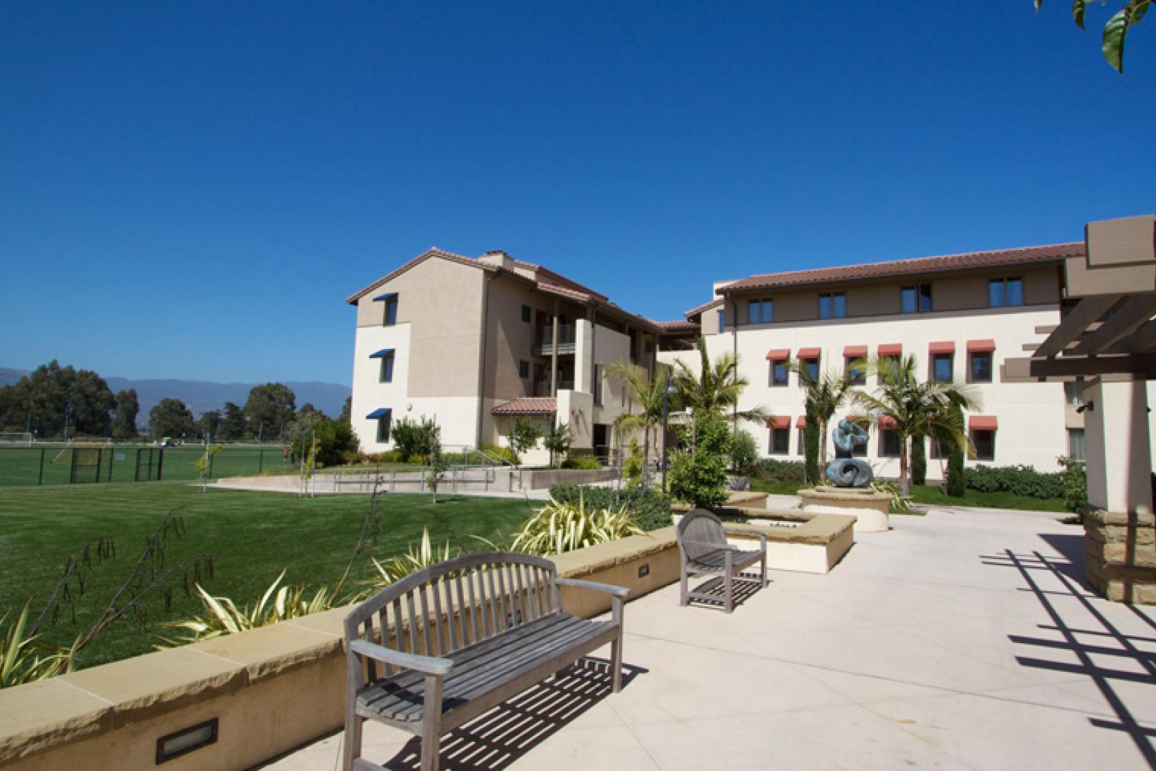 grass area in the San Clemente Villages courtyard