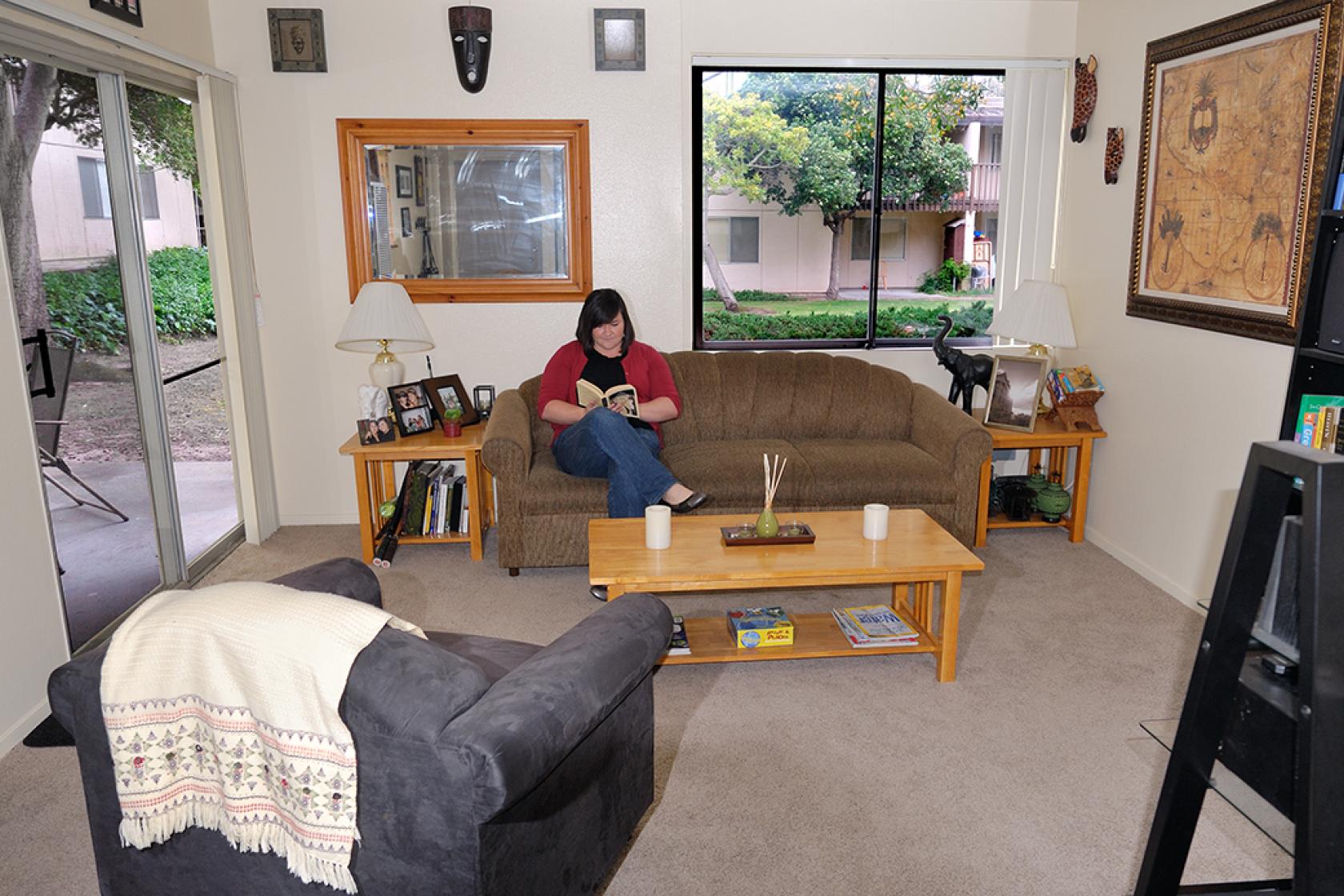 inside a West Campus FSH apartment