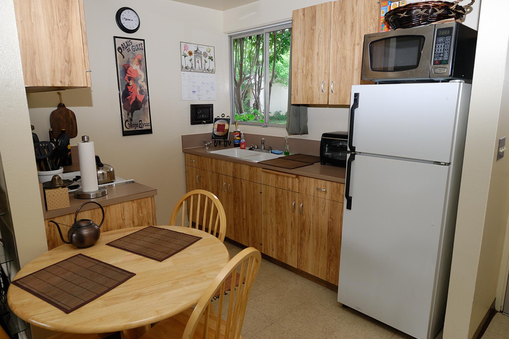 kitchen inside West Campus FSH