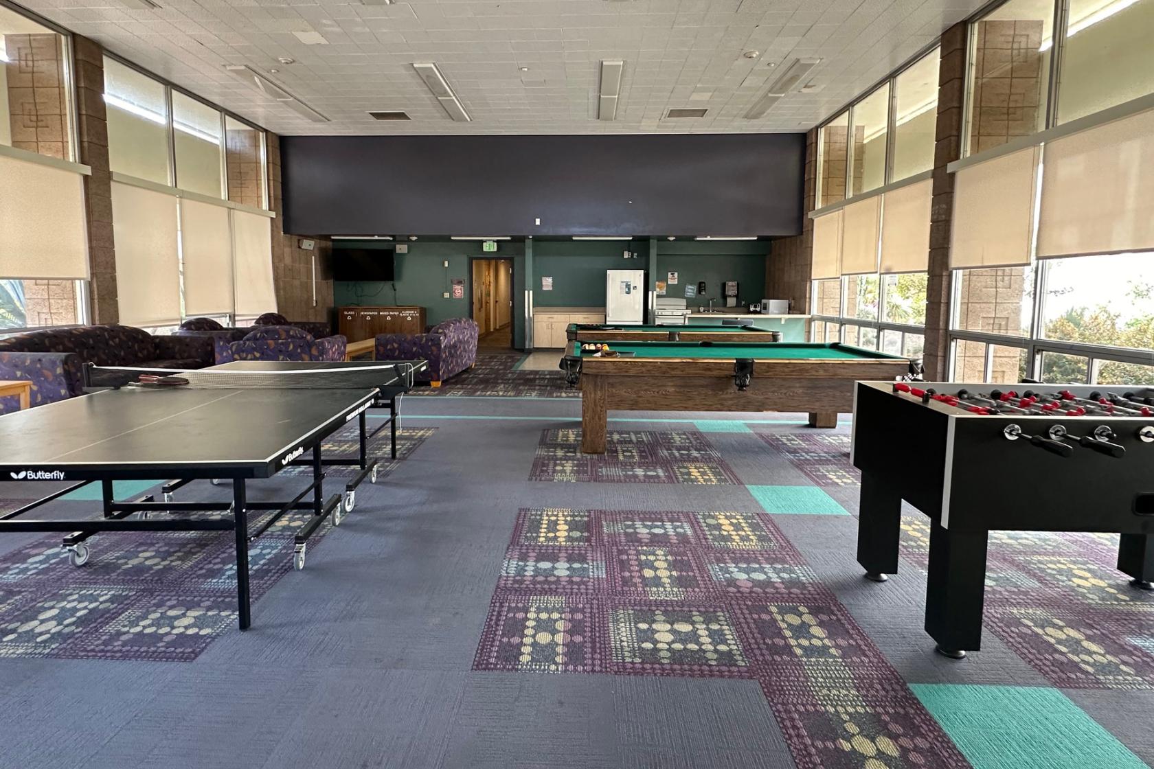 San Miguel Hall recreation room.