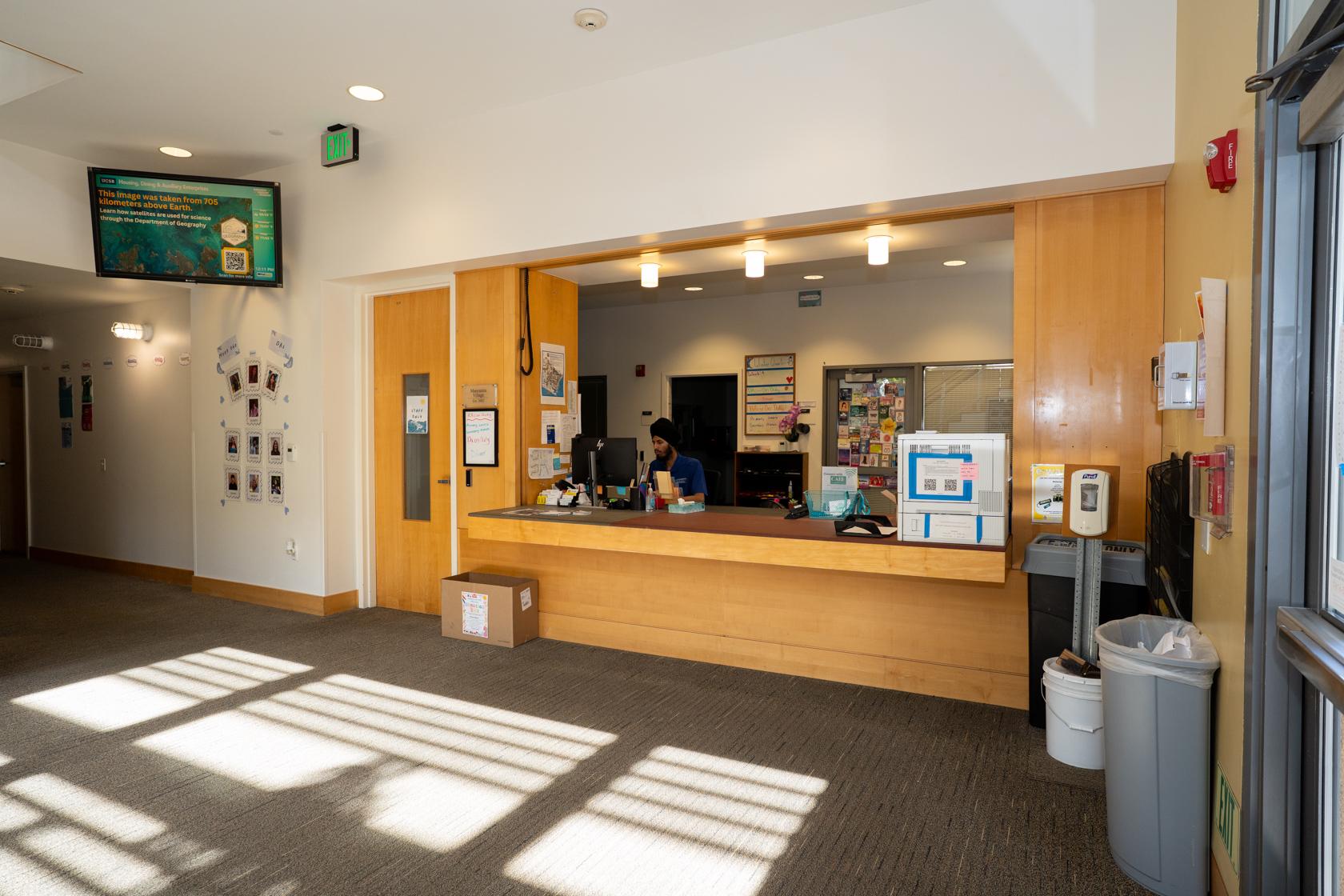 front desk of Manzanita Villages