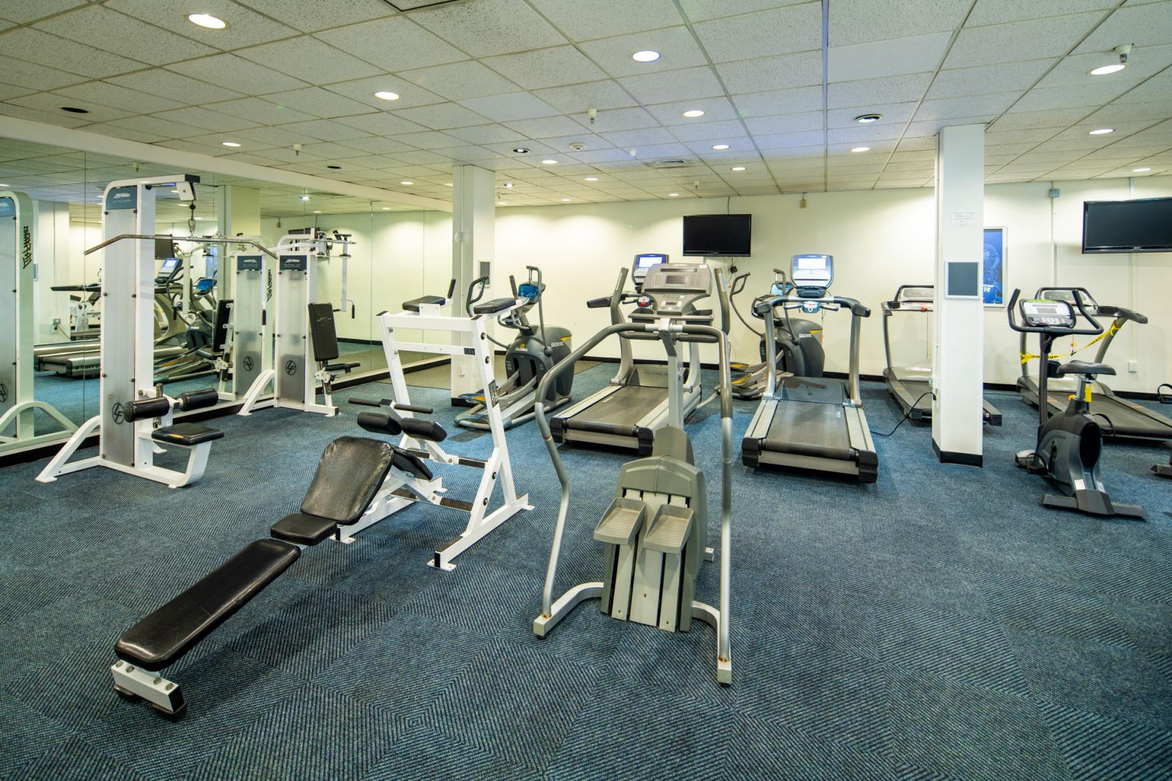 fitness room at Santa Catalina
